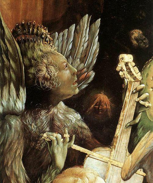 Matthias Grunewald Concert of Angels Germany oil painting art